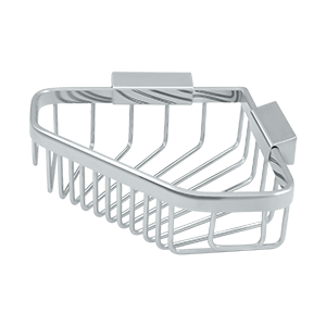 Deltana Architectural Hardware Bathroom Accessories Wire Basket 6" Corner Pentagon each - cabinetknobsonline