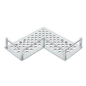 Deltana Architectural Hardware Bathroom Accessories Bathroom Basket HD Universal Corner 9" each - cabinetknobsonline