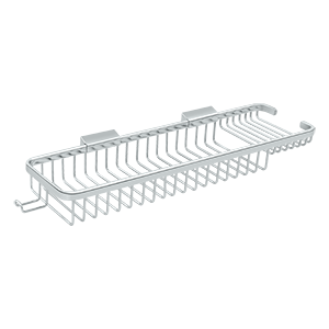 Deltana Architectural Hardware Bathroom Accessories Wire Basket, 17 1-2" Rect-Com w-Hook each - cabinetknobsonline
