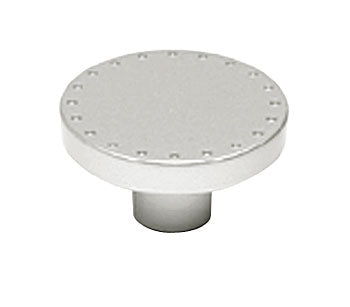 TOPEX DECORATIVE CABINET HARDWARE ROUND SPOTTED EDGE KNOB - cabinetknobsonline