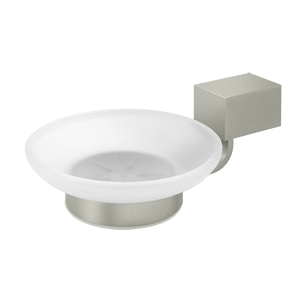 Deltana Architectural Hardware Bathroom Accessories Soap Holder w- Glass ZA Series each - cabinetknobsonline