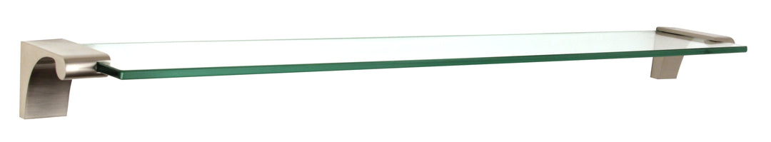 Alno Decorative Hardware 'Creations' 24" GLASS SHELF WITH BRACKETS - cabinetknobsonline