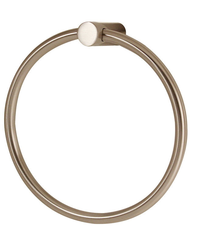 Alno Decorative Hardware 'Creations' TOWEL RING Satin Nickel - cabinetknobsonline