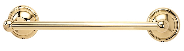 Alno Decorative Hardware 'Creations' 12" TOWEL BAR Polished Brass - cabinetknobsonline