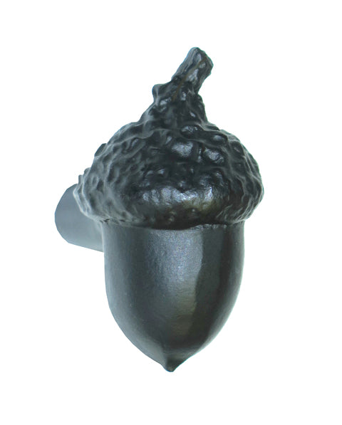 Acorn Manufacturing Black ACORN Cabinet Knob 1-5-8" x 1" - cabinetknobsonline