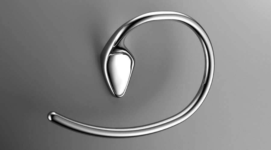 Colombo Design Bathroom Accessories Khala Collection Double Towel Ring Chrome - cabinetknobsonline