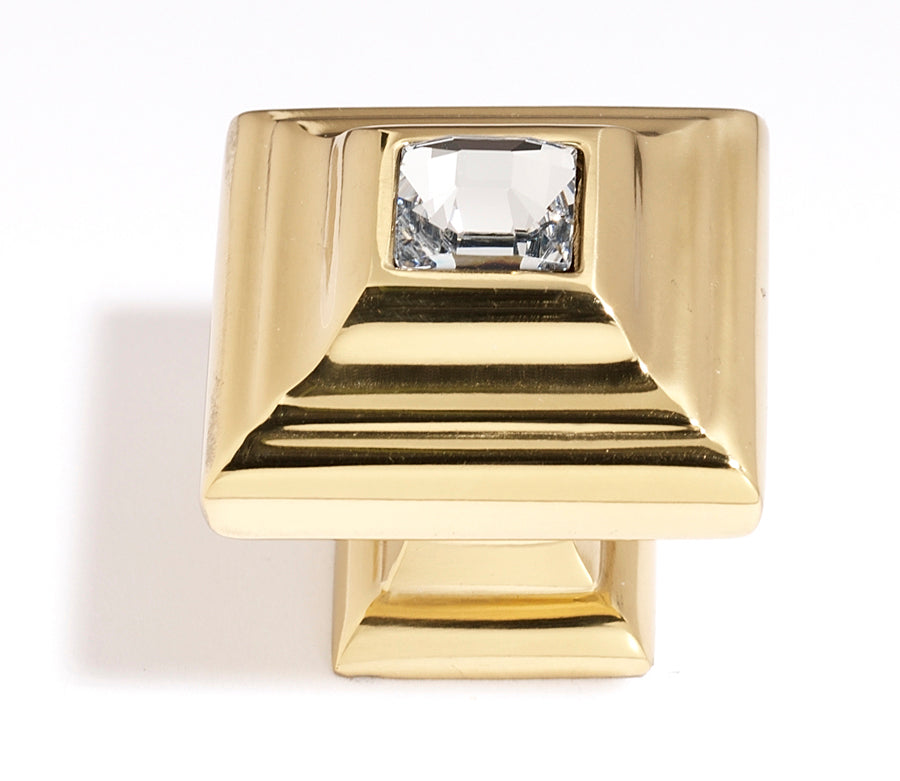 Alno Decorative Hardware 'Creations' CLEAR CRYSTAL SMALL 10 - cabinetknobsonline