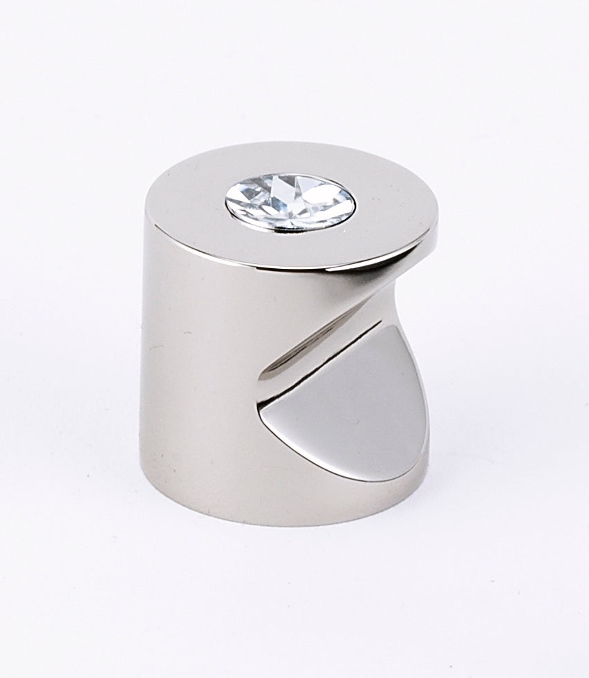 Alno Decorative Hardware 'Creations' SMALL CENTER CRYSTAL KNOB - cabinetknobsonline