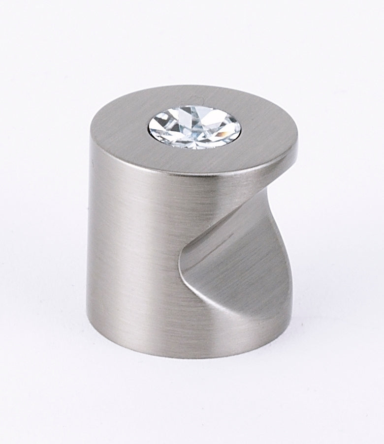 Alno Decorative Hardware 'Creations' SMALL CENTER CRYSTAL KNOB - cabinetknobsonline