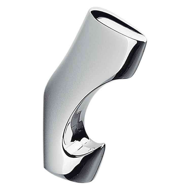 Colombo Design Bathroom Accessories Land Collection Single Towel Hook  Chrome - cabinetknobsonline