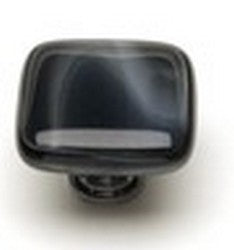 Sietto Glass Cabinet Knob Cirrus Charcoal Grey - cabinetknobsonline