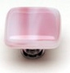 Sietto Glass Cirrus Cabinet  Knob Pink - cabinetknobsonline