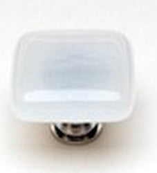 Sietto Glass Cabinet Knob Cirrus  White - cabinetknobsonline