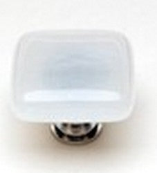 Sietto Glass Cabinet Knob Cirrus White - cabinetknobsonline