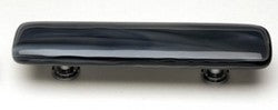 Sietto Glass Cabinet  Pull Cirrus Charcoal Grey - cabinetknobsonline