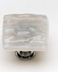 Sietto Glass Cabinet  Knob Glacier Blue Grey - cabinetknobsonline