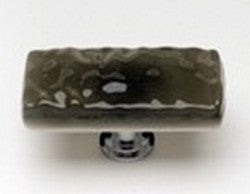 Sietto Glass Rectangular Cabinet Knobs Glacier Oregon Grey - cabinetknobsonline