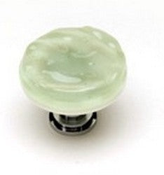 Sietto Decorative Glass Cabinet Knobs-Grass Green - cabinetknobsonline