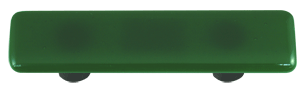 Hot Knobs Glass Cabinet Pull Kelly Green Solid Collection - cabinetknobsonline