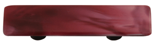 Hot Knobs Swirl Glass Cabinet Pull Dark Cranberry Swirl Collection - cabinetknobsonline