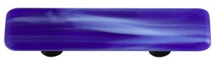 Hot Knobs Swirl Glass Cabinet Pull Cobalt Blue Swirl - cabinetknobsonline