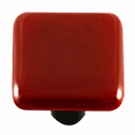 Hot Knobs Glass Cabinet Knob Garnet Red Solid Collection - cabinetknobsonline