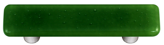 Hot Knobs Glass Cabinet Pull Dark Forest Green Solid Collection - cabinetknobsonline