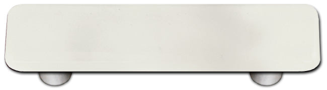 Hot Knobs Glass Cabinet Pull White Solid Collection - cabinetknobsonline