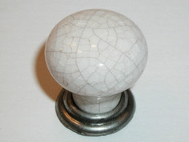 Top Knobs Cabinet Hardware Chateau Collection Small Knob 1 1-8" - Pewter Antique & Antique Crackle - cabinetknobsonline