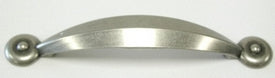 Top Knobs Cabinet Hardware Dakota Collection Angle Pull 3 3-4" (c-c) - Pewter Antique - cabinetknobsonline