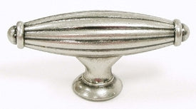 Top Knobs Cabinet Hardware Tuscany Collection Small T-Handle 2 5-8" - Pewter Antique - cabinetknobsonline