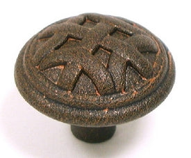 Top Knobs Cabinet Hardware Tuscany Collection Celtic Large Knob 1 1-4" - Rust - cabinetknobsonline