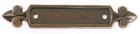 Top Knobs Cabinet Hardware Tuscany Collection Dover Backplate 2 1-2" - Old English Copper - cabinetknobsonline