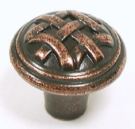 Top Knobs Cabinet Hardware Tuscany Collection Celtic Small Knob 1" - Old English Copper - cabinetknobsonline