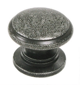 Top Knobs Cabinet Hardware Somerset II Collection Ray Knob 1 1-4" - Black Iron - cabinetknobsonline