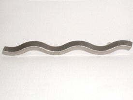Top Knobs Cabinet Hardware Nouveau Collection Wave Pull 5 1-16" (c-c) - Brushed Satin Nickel - cabinetknobsonline