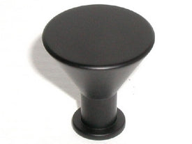 Top Knobs Cabinet Hardware Nouveau II Collection Cocktail Knob 1 3-16" - Flat Black - cabinetknobsonline