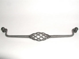 Top Knobs Cabinet Hardware Normandy Collection Twisted Wire Drop Pull 10 1-8" (c-c) - Pewter - cabinetknobsonline