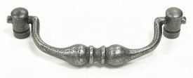 Top Knobs Cabinet Hardware Normandy Collection Arendal Drop Pull 3 3-4" (c-c) - Pewter - cabinetknobsonline