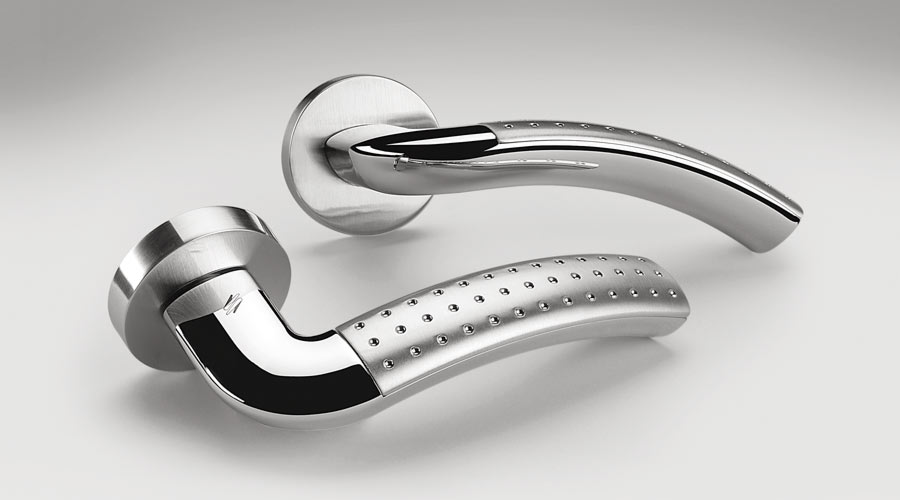 Colombo Design Door Lever MILLA Handle LC41NA -Passage - cabinetknobsonline