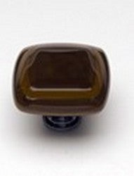 Sietto Glass Cabinet Knob Stratum Woodland Umber - cabinetknobsonline