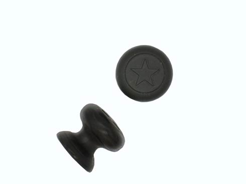 Buck Snort Lodge Hardware Raised Star  Cabinet Knob