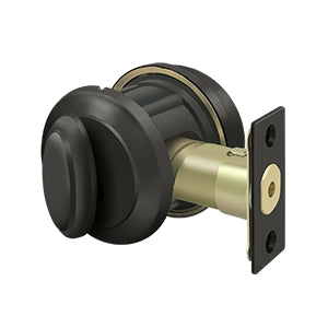 Deltana Architectural Hardware Solid Brass Port Royal Deadbolt Lock Grade 2