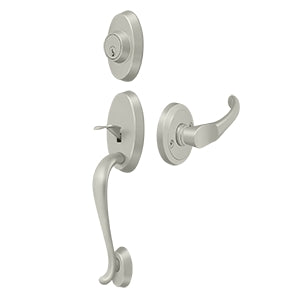 Deltana Architectural Hardware Riversdale Handle-set with Chapelton Lever Entry