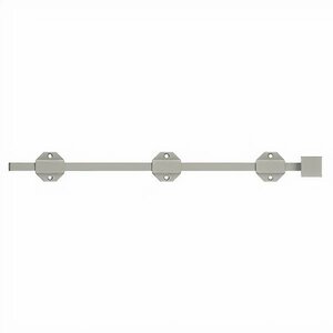 Deltana Architectural Hardware 18" Modern Surface Bolt, HD, Solid Brass