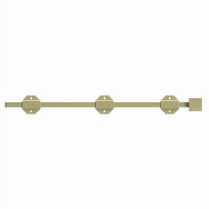 Deltana Architectural Hardware 18" Modern Surface Bolt, HD, Solid Brass