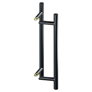 Deltana Architectural Hardware 24" BACK-TO-BACK ROUND OFFSET PULLS