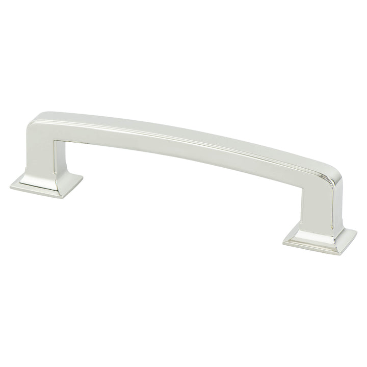 Designers Group Ten 128mm CC Polished Nickel Hearthstone Pull