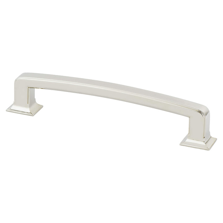 Designers Group Ten 128mm CC Polished Nickel Hearthstone Pull
