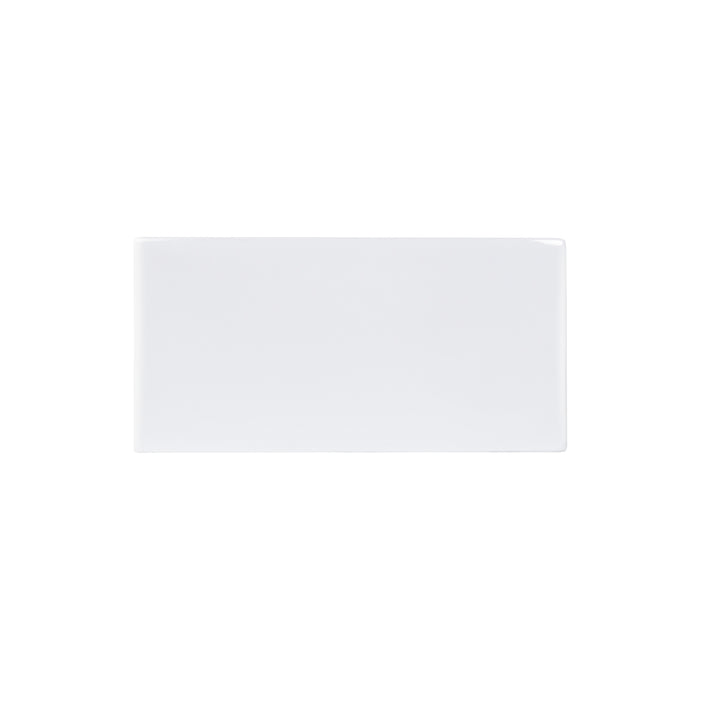 Kosula Glossy White Ceramic Rectangular 36" L x 19.8" W Farmhouse Sink